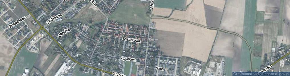 Zdjęcie satelitarne Konwaliowa ul.